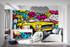 Teen Graffiti Car Wallpaper | Murals Wallpaper