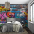 Stone Wall Graffiti Wallpaper | Murals Wallpaper