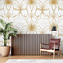 Gold and White Wallpaper | Murals Wallpaper
