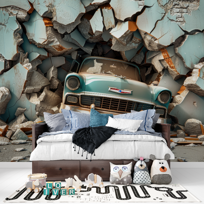 3D Car Teen Wallpaper | Murals Wallpaper