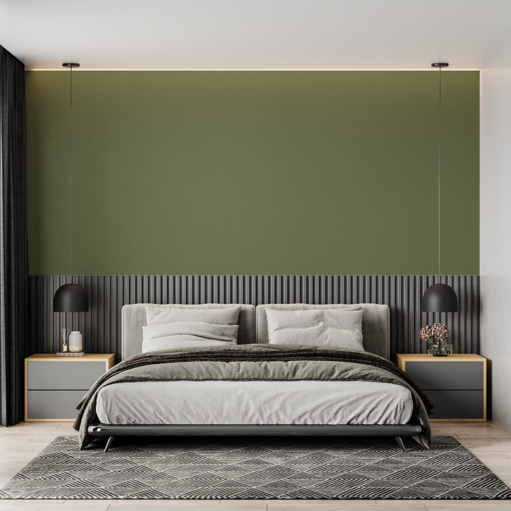 Olive Green Wallpaper | Murals Wallpaper