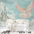 Castle and Angel Wallpaper | Murals Wallpaper