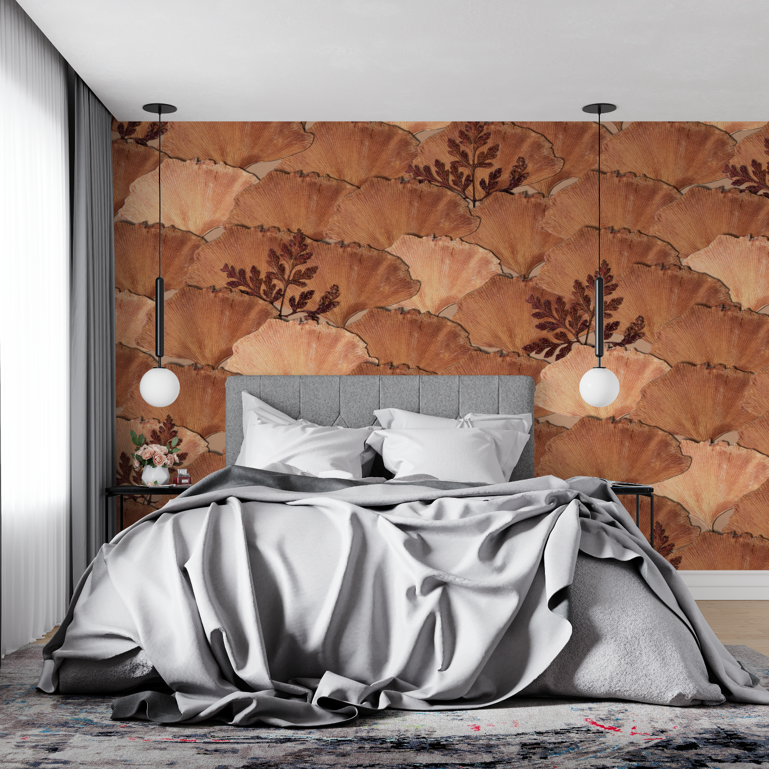 Essence of Azure Art Deco Wallpaper | Murals Wallpaper