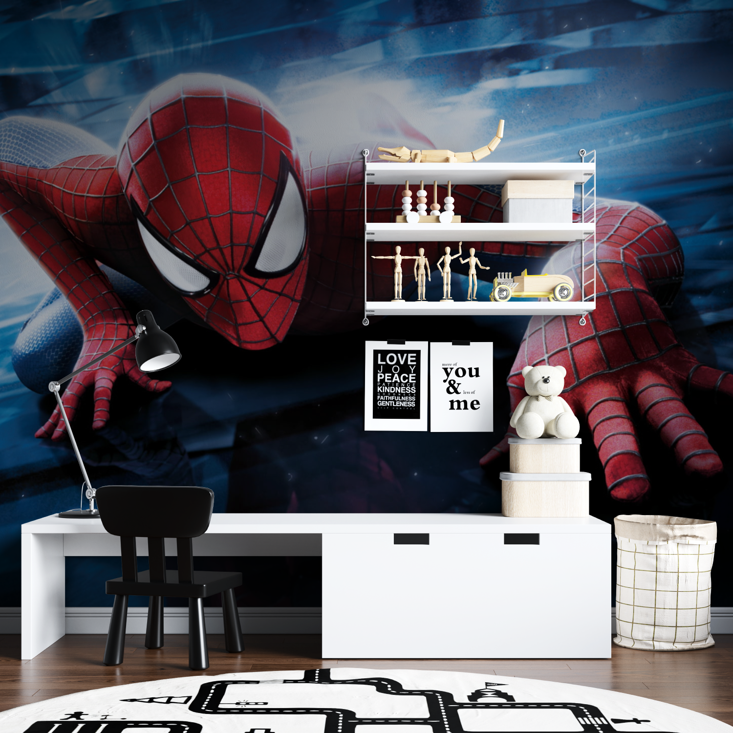 Spider-Man Climbing Wallpaper | Murals Wallpaper