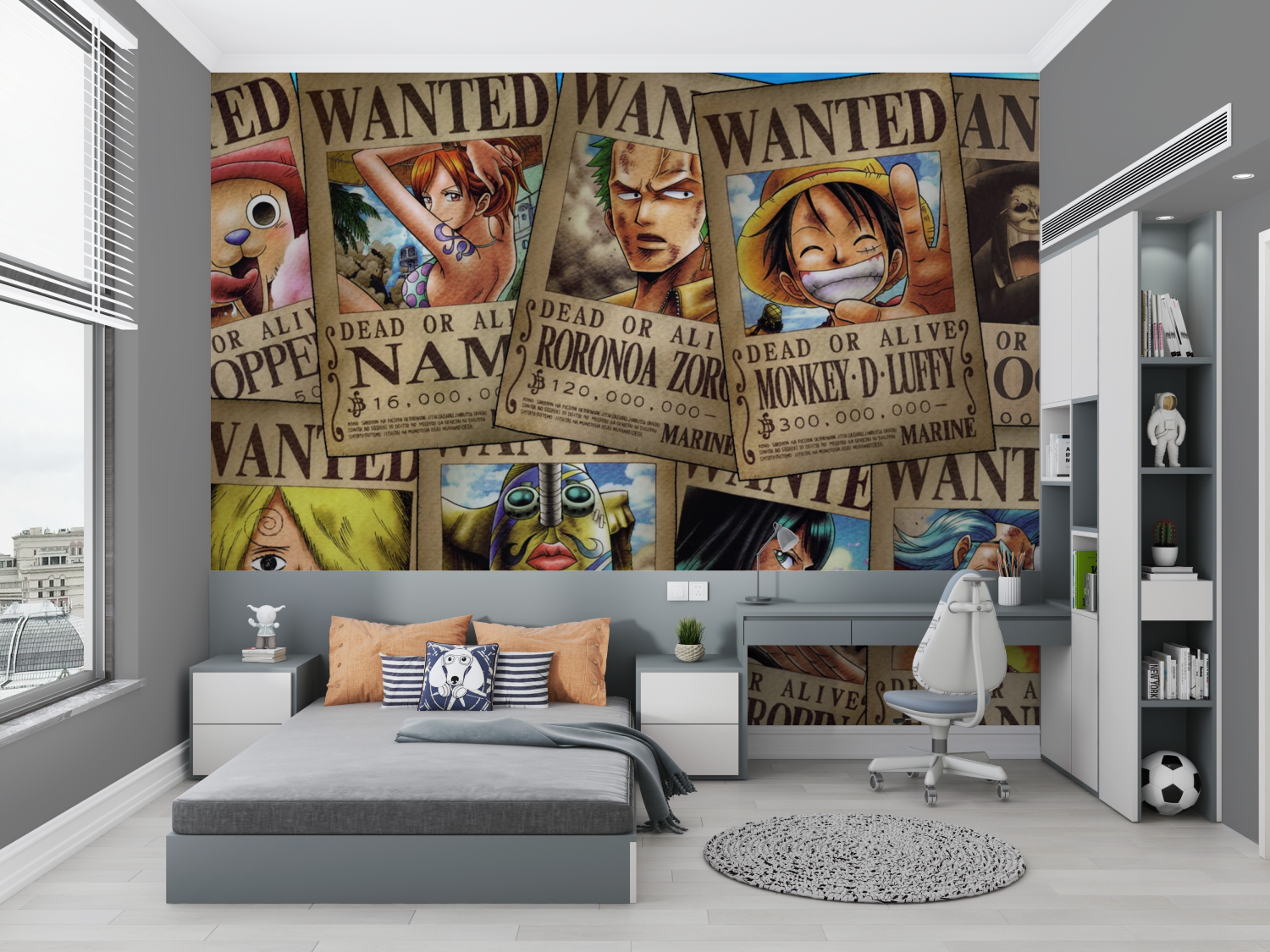 One Piece Wanted Wallpaper | Murals Wallpaper