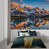 Golden Hour Mountain Mural Wallpaper | Murals Wallpaper