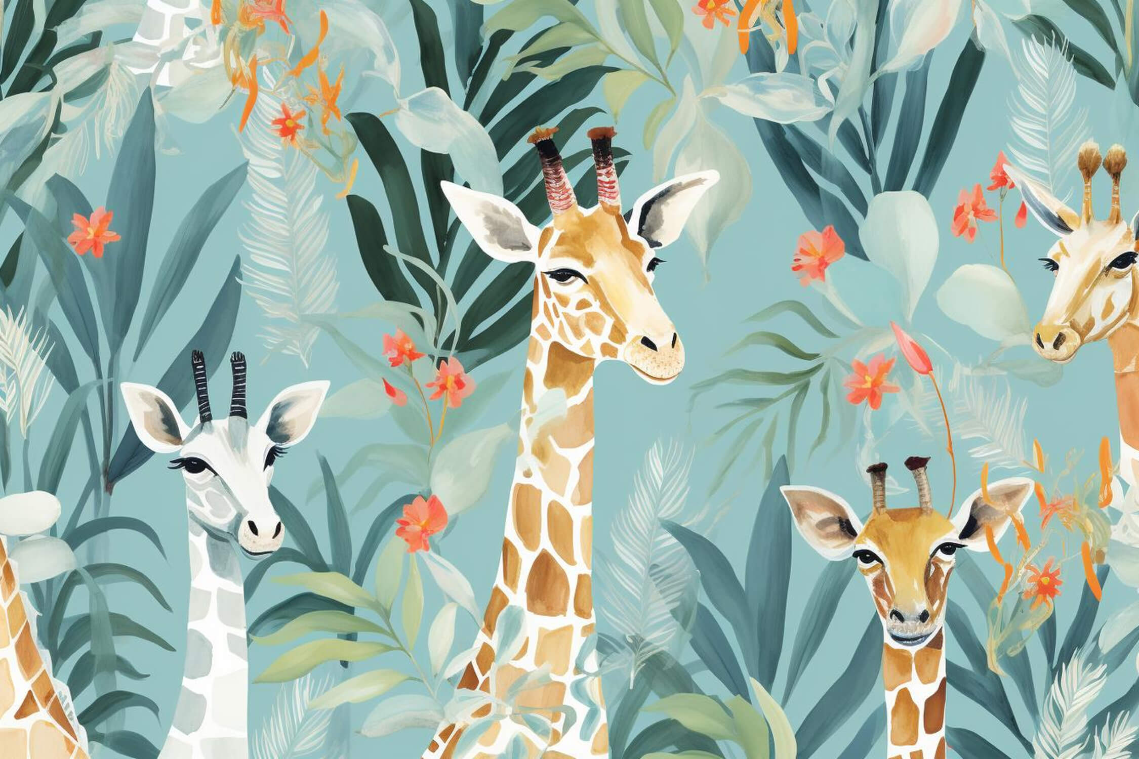 Chic Kids Wallpaper | Murals Wallpaper