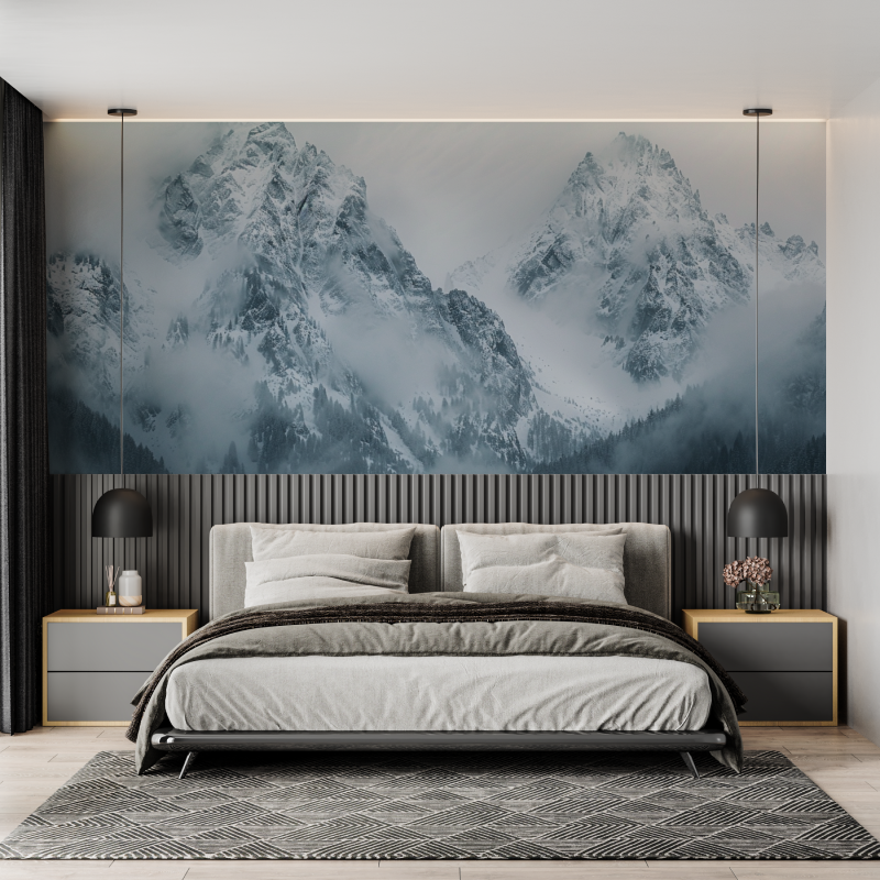 Mountain Sky Bathroom Wallpaper | Murals Wallpaper