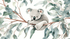Koala and Gentle Breeze Wallpaper | Murals Wallpaper