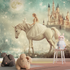 Princess Castle Unicorn Wallpaper | Murals Wallpaper