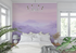 Pink Purple Mountain Wallpaper | Murals Wallpaper