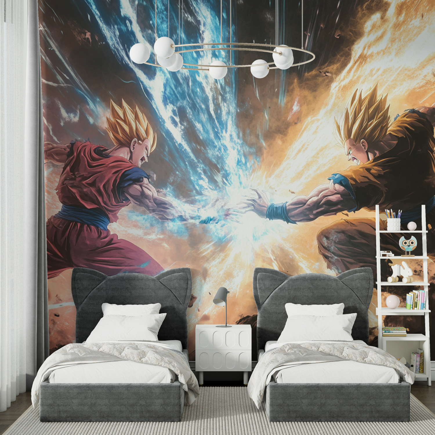Tapeten Dbz Combat – beleuchtetes Schlafzimmer