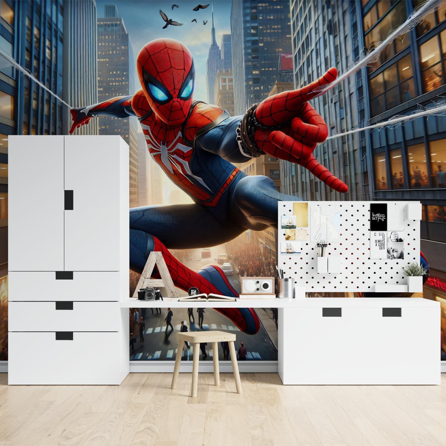 Tapeten Spiderman New York – Tapisserie Garçon