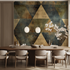 Vintage 3D Triangle Wallpaper | Murals Wallpaper