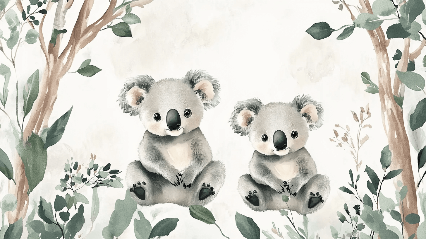 Koala Wallpaper and Snuggle Morning | Murals Wallpaper