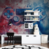 Watercolor Gamer Splash Wallpaper | Murals Wallpaper
