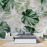 Green and White Wallpaper | Murals Wallpaper