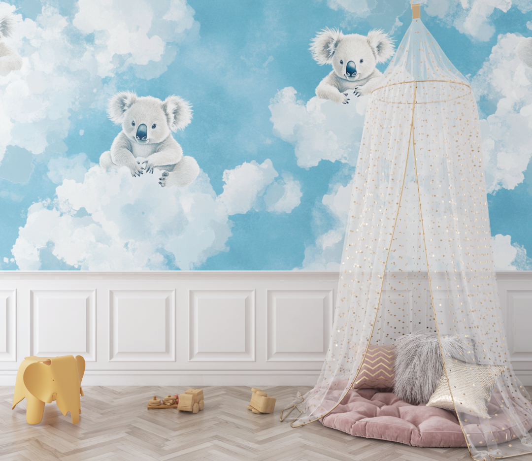 Koala Wallpaper in Apnea in the Sky | Murals Wallpaper