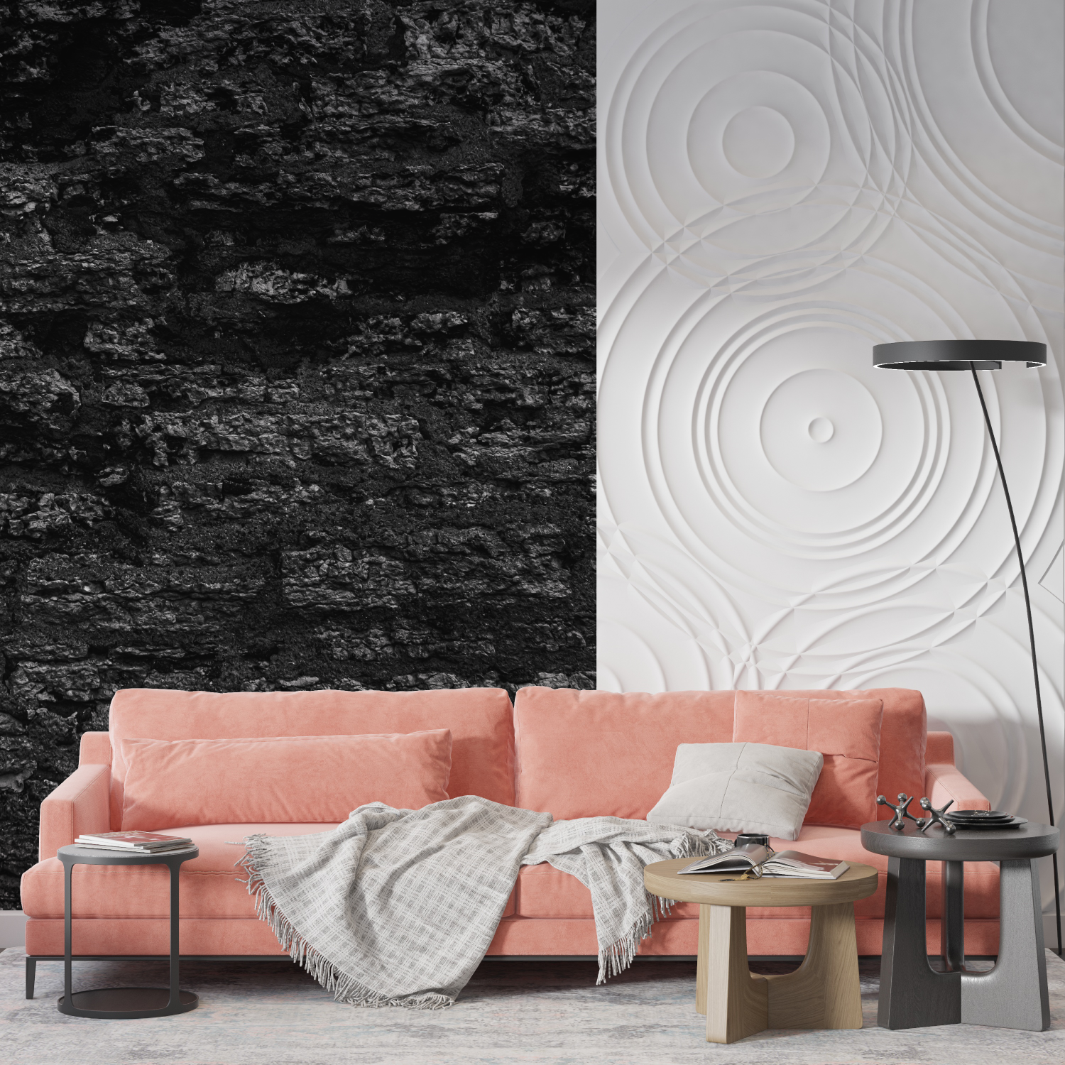 Black Stone Wallpaper | Murals Wallpaper