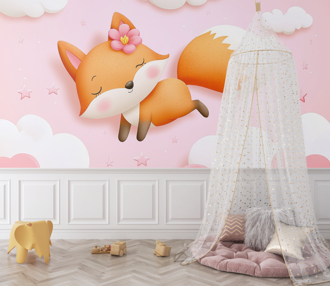 Fox Wallpaper Girls' Room | Murals Wallpaper