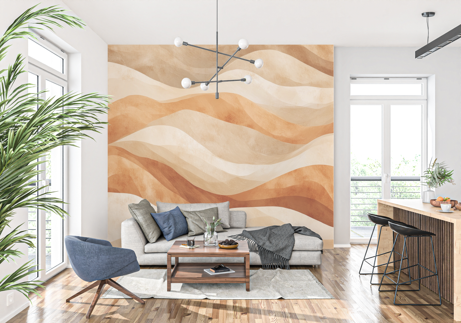 Terracotta Desert Inspiration Wallpaper | Murals Wallpaper