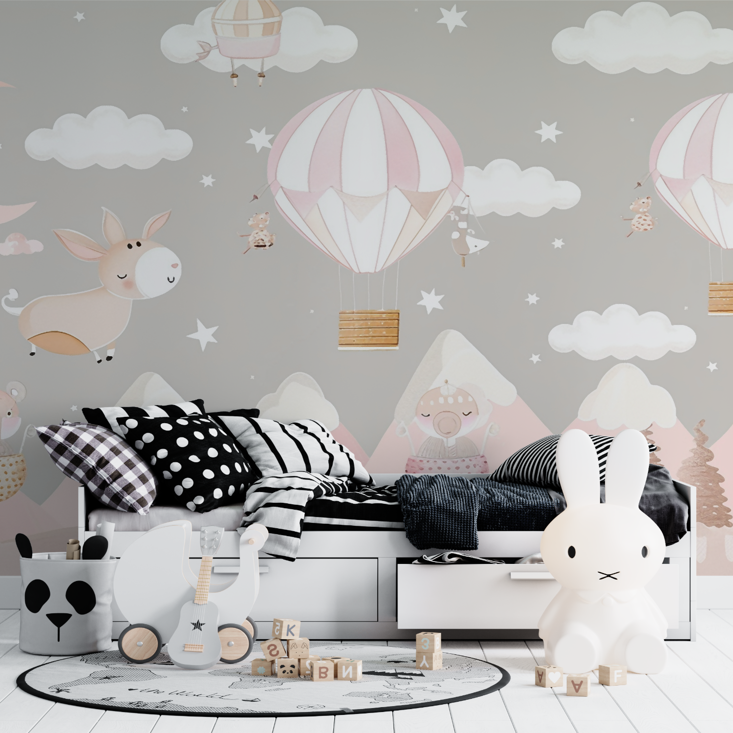 Kids Pink Wallpaper | Murals Wallpaper