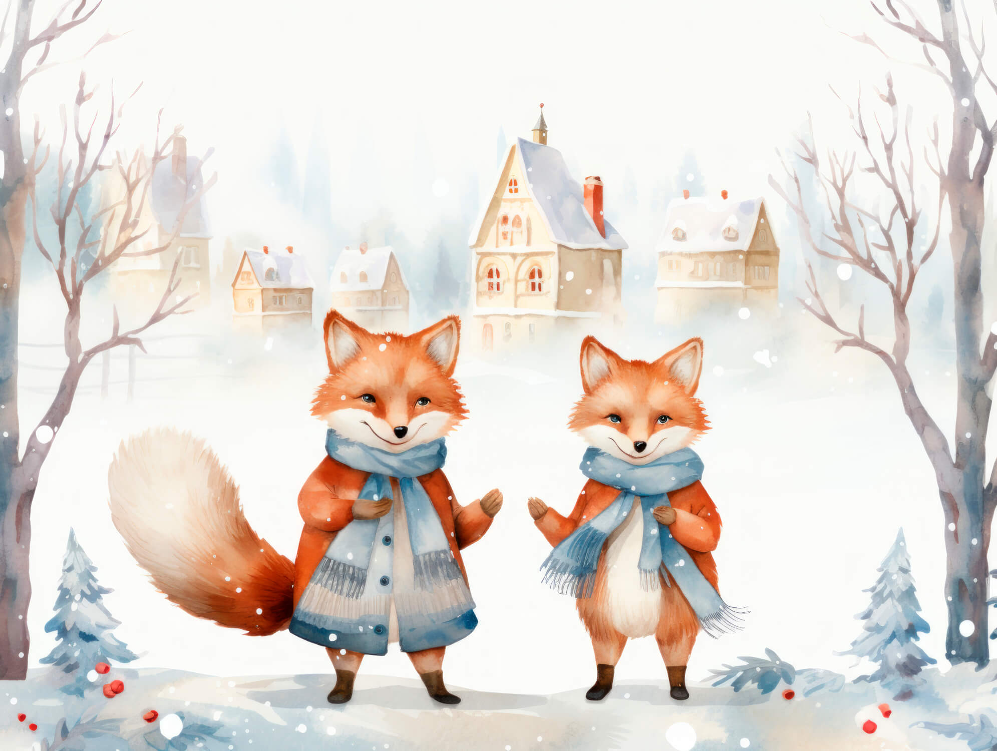 Baby Fox Wallpaper | Murals Wallpaper