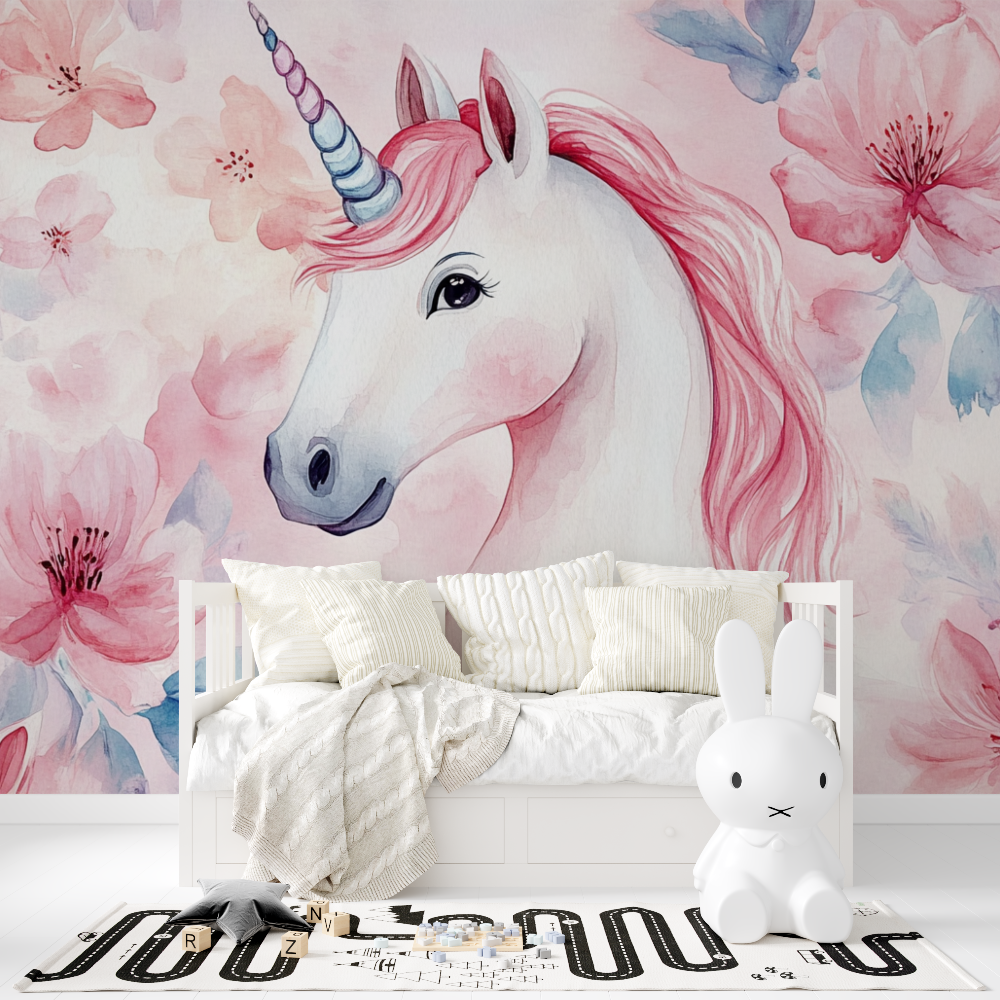 Gentleman Unicorn Non-Woven Wallpaper | Murals Wallpaper