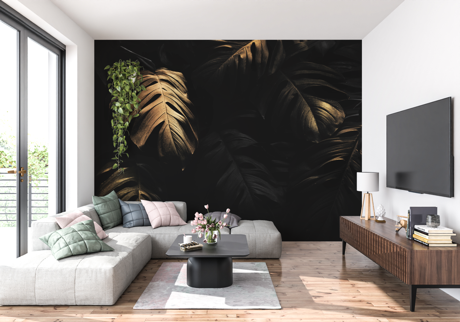 Black and Gold Trend Wallpaper | Murals Wallpaper