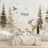 Deer Forest Name Wallpaper | Murals Wallpaper
