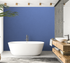 Solid Blue Wallpaper for Bathroom | Murals Wallpaper