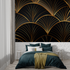Elegant Black and Gold Art Deco Wallpaper | Murals Wallpaper