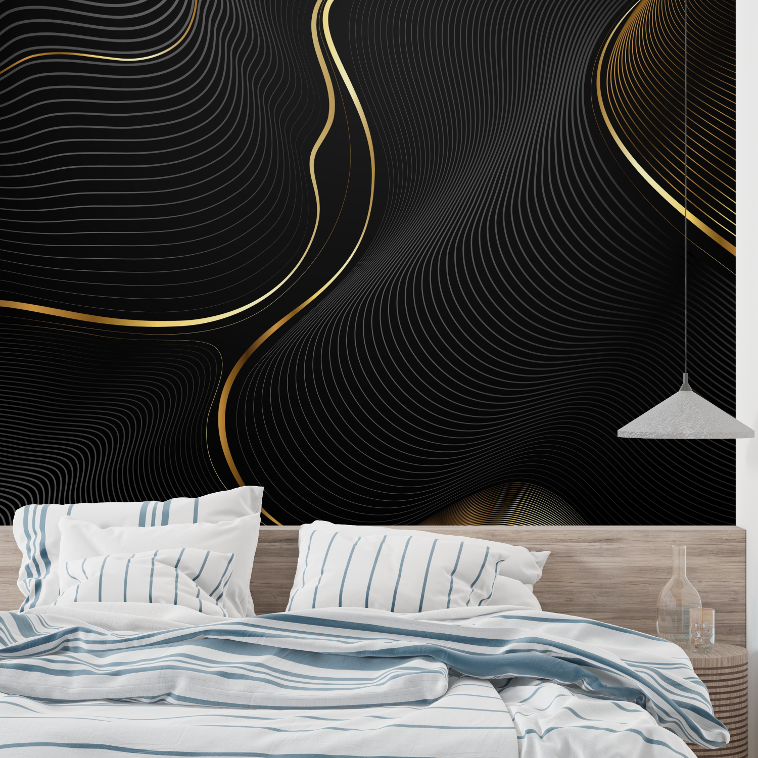 Black Bedroom Wallpaper | Murals Wallpaper