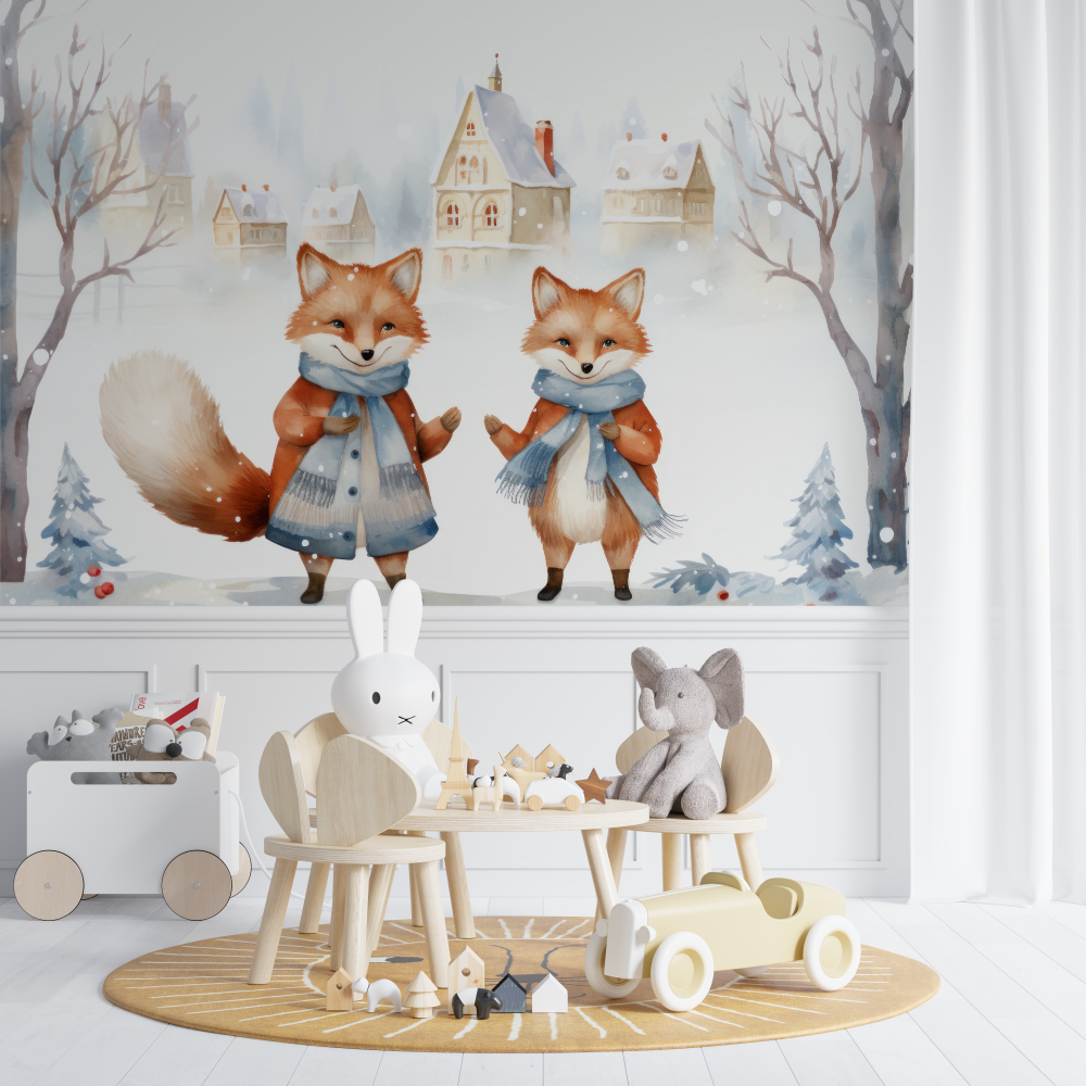 Baby Fox Wallpaper | Murals Wallpaper