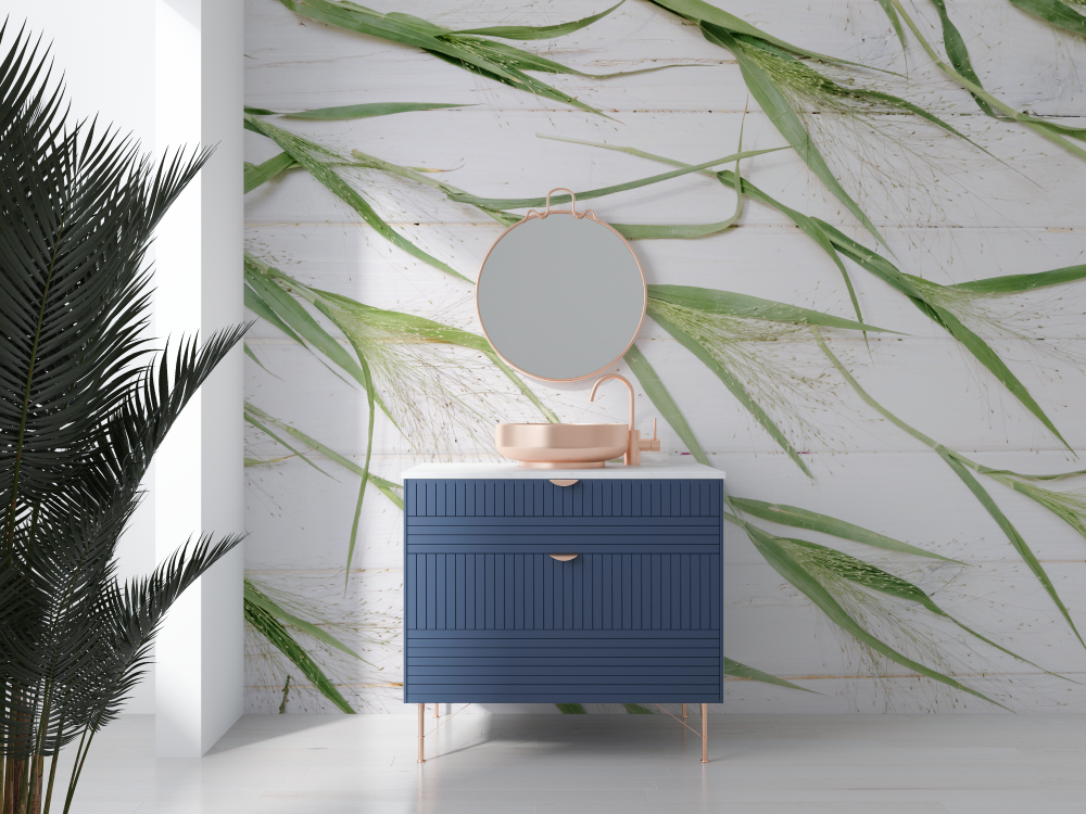Bamboo Bathroom Wallpaper | Murals Wallpaper