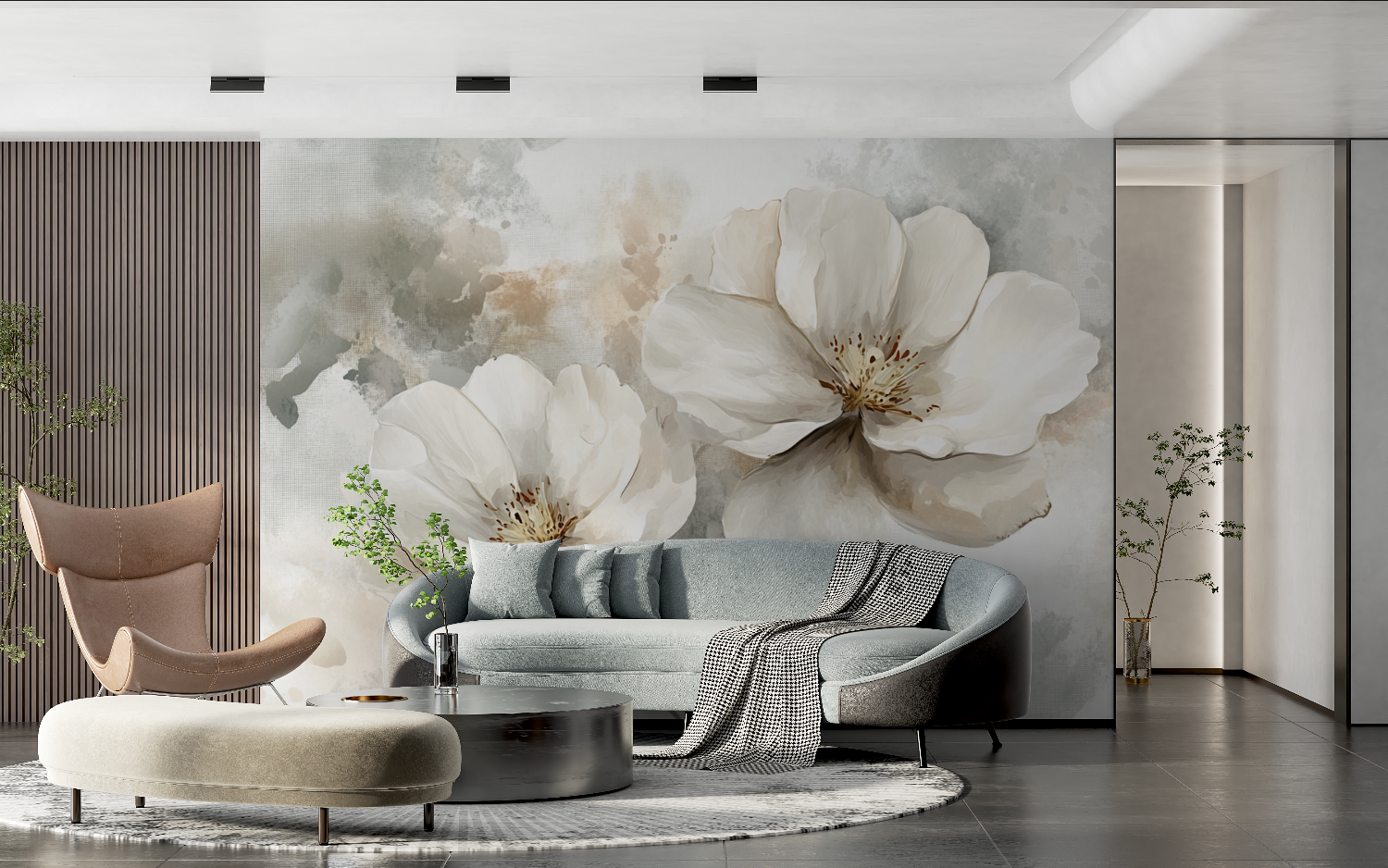 Aquarellpapier Grande Fleur Blanche Tendenz 2024