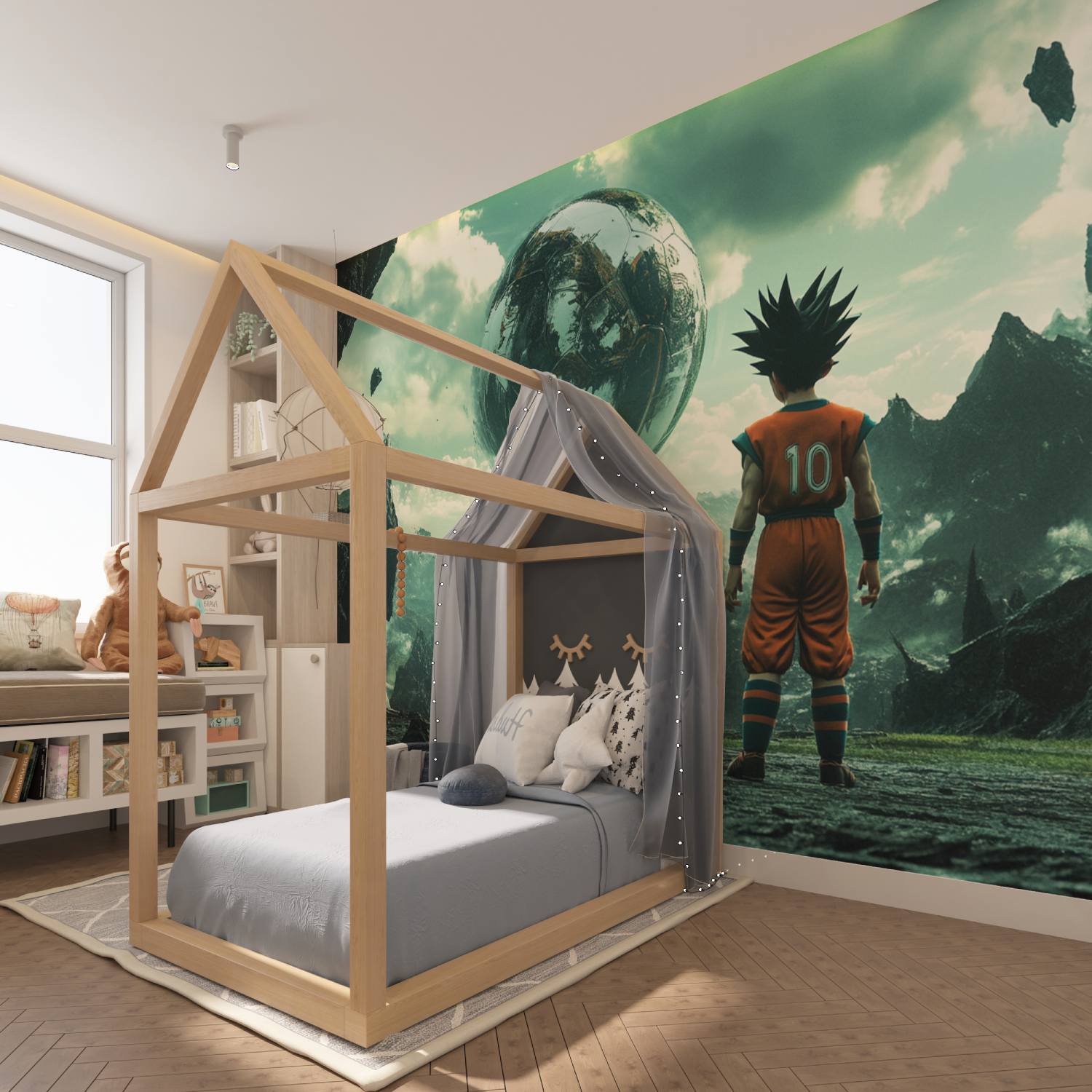 Tapeten Dbz Ballon de Foot – Tapisserie-Held