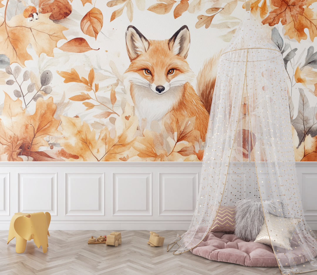Autumn Fox Wallpaper | Murals Wallpaper