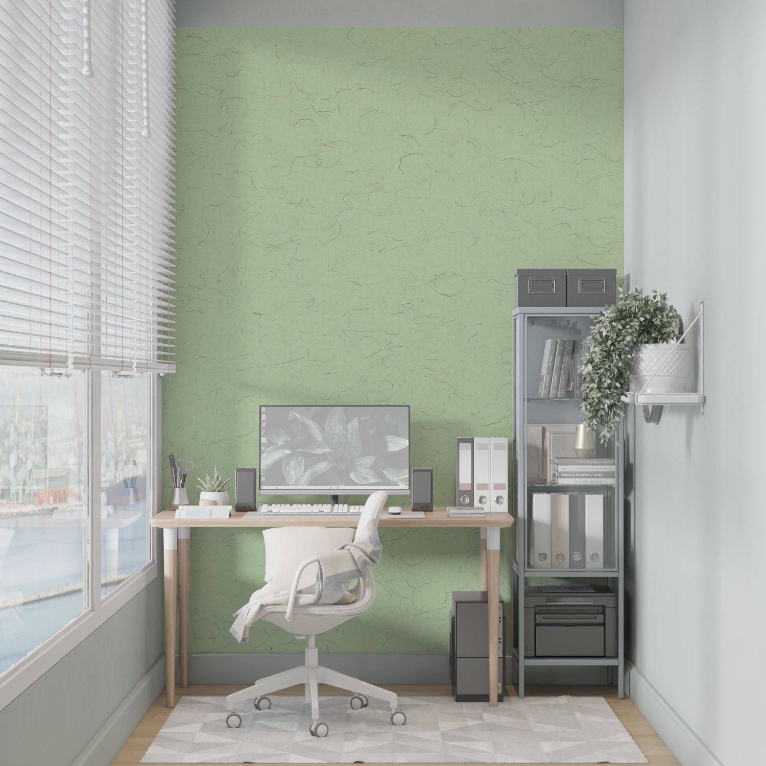 Light Green Solid Wallpaper | Murals Wallpaper