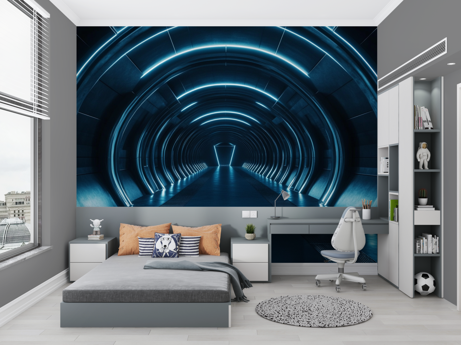 Abandoned Hallway Wallpaper | Murals Wallpaper