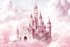 Princess Castle Pink Wallpaper | Murals Wallpaper