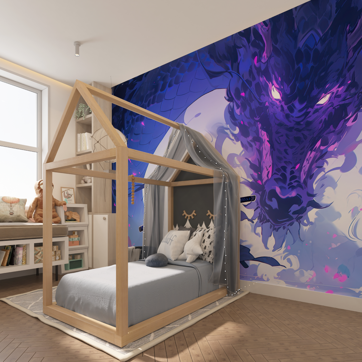 Anime Manga Dragon Wallpaper | Murals Wallpaper