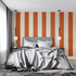 Orange Stripe Wallpaper | Murals Wallpaper