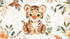 Safari Tiger Wallpaper for Kids | Murals Wallpaper