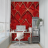 Art Deco Red Wallpaper | Murals Wallpaper
