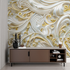 3D Gold Wallpaper | Murals Wallpaper