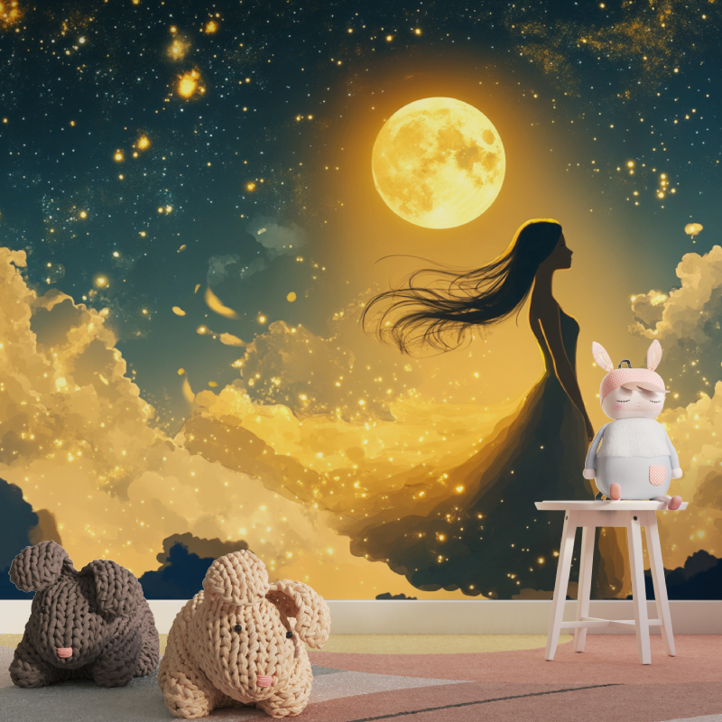 Princess Under the Stars Wallpaper | Murals Wallpaper