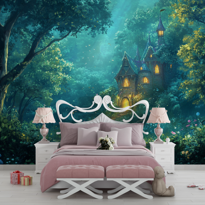 Princess Awakening Forest Wallpaper | Murals Wallpaper