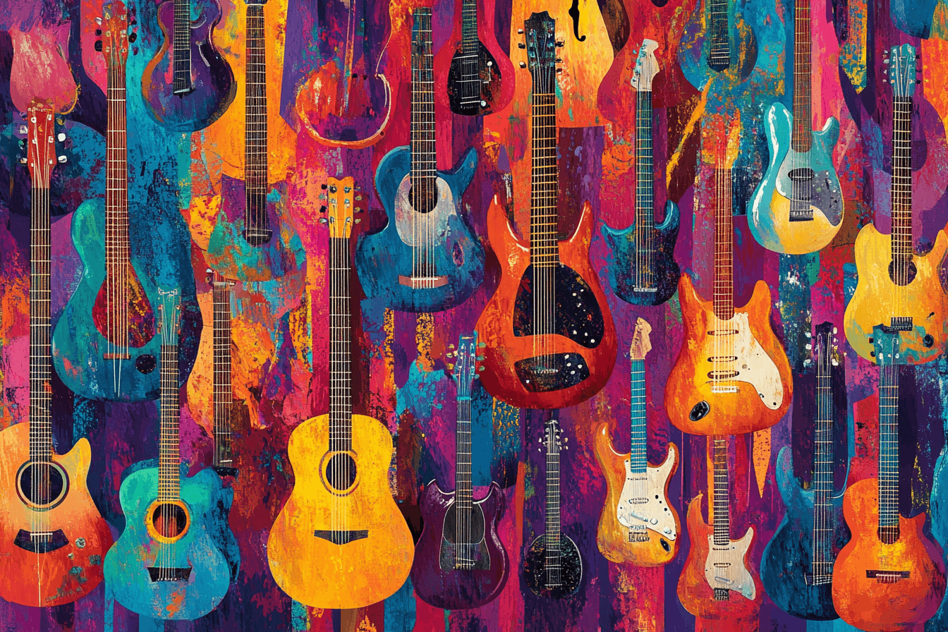 Frise Papier Peint Instrument De Musique