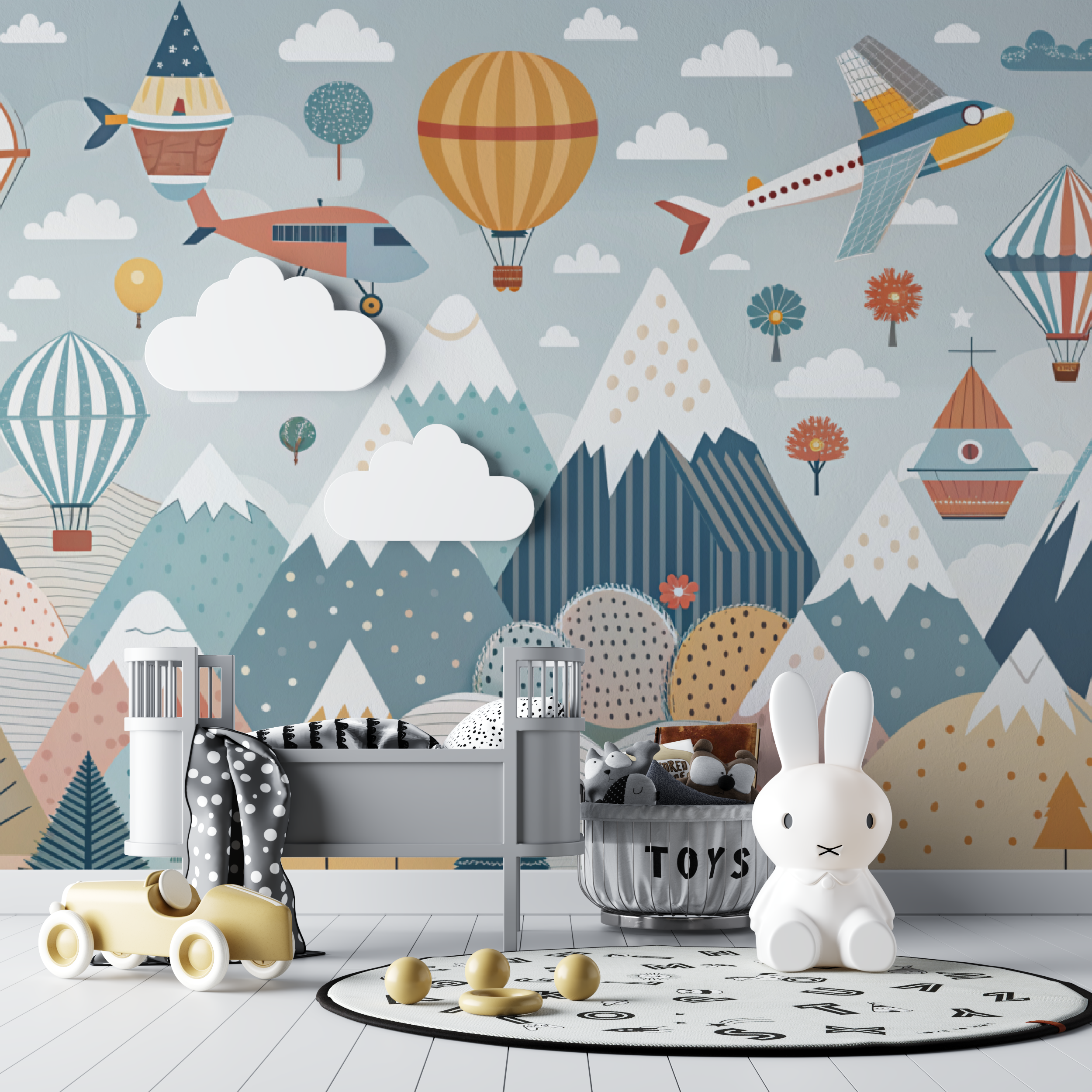 Tapete Aventure montagneuse bébé - bebe